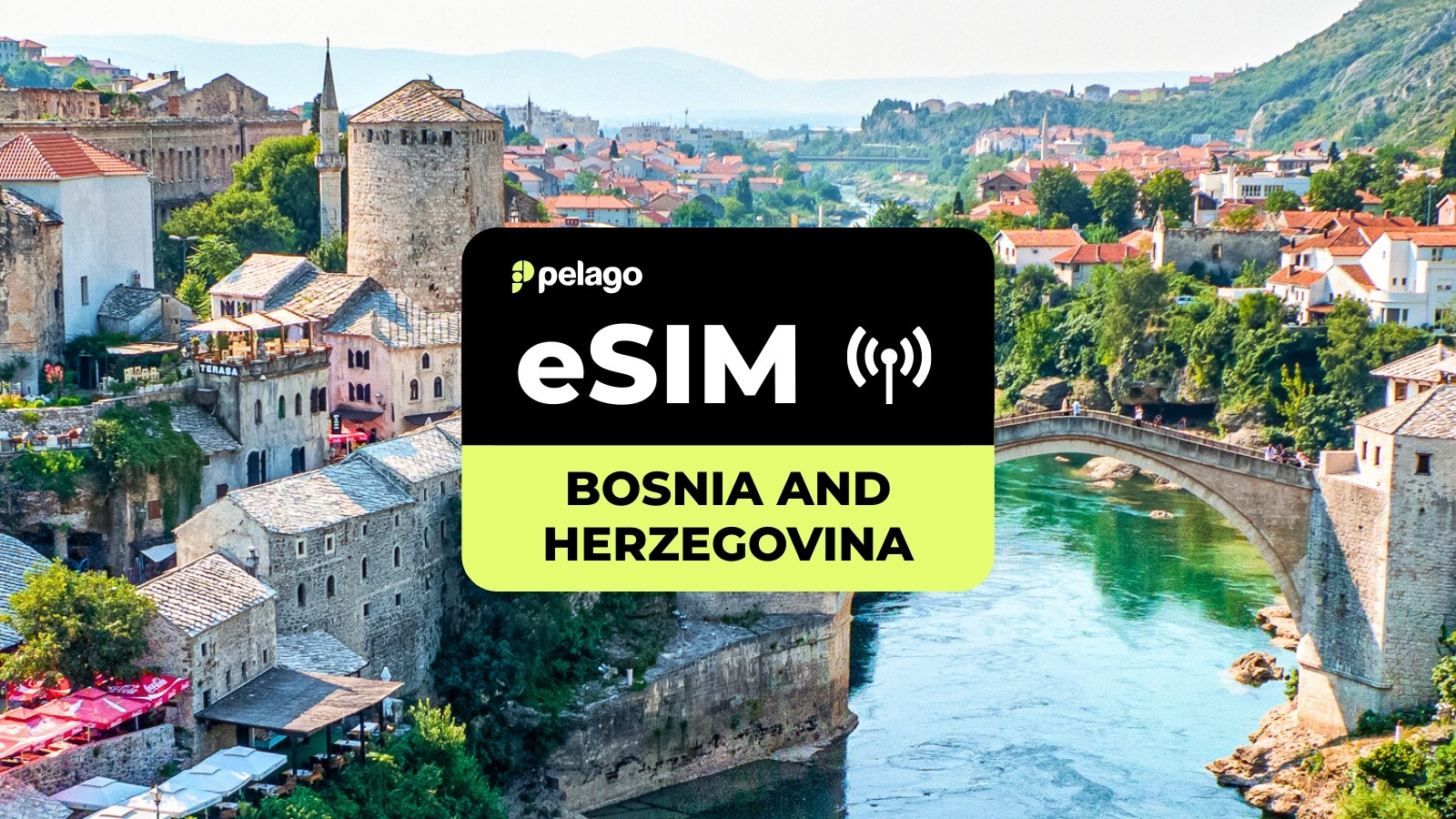 Bosnia and Herzegovina eSIM by Pelago - Photo 1 of 4